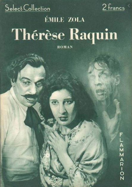 Therese Raquin chapitre 21, on voit la couverture du livre de Zola où est représenté ce chapitre.